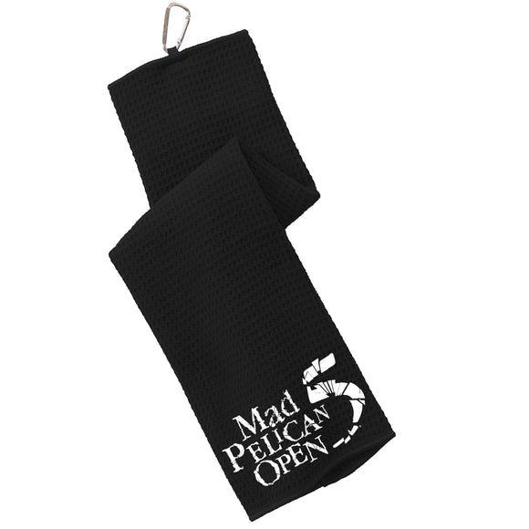 Custom Mad Pelican Open Waffle Microfiber Disc Golf Towel