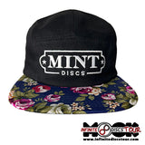 Mint Flatbill Floral Hat
