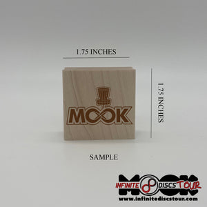 1.75" x 1.75" Custom Wooden Stamp